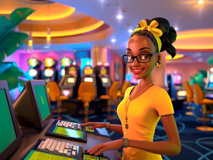 Pengguna nextogel membaca layar utama